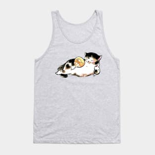 Lady fat cat Tank Top